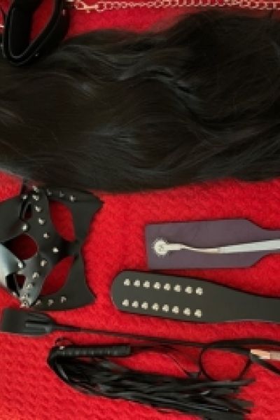 Paddles and masks owned by the Mistress