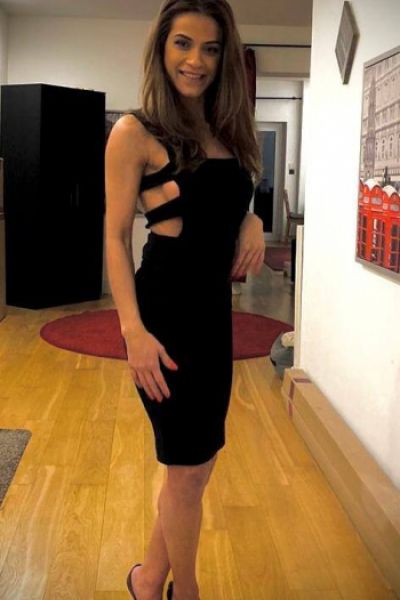 Picture of Cherry in a black dress 
